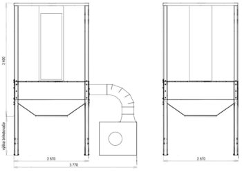 Filtrační nástavba ADAMIK FBR 250/110 AK