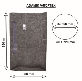 Vak ADAMIK V550FTEX rozměry