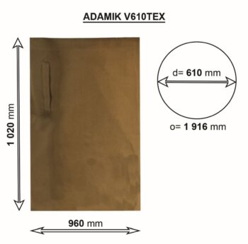Vak ADAMIK V610TEX rozměry